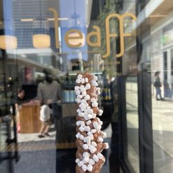 Leaff Artisan Belgian Waffles - Leaff Waffle w/ milk chocolate and marshmallow bits