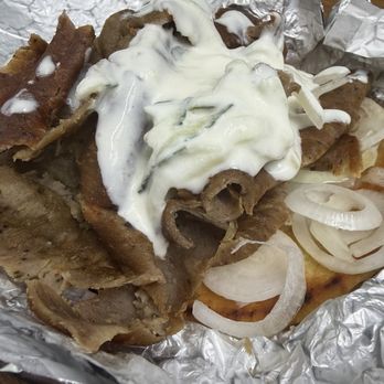 Papa Chris' Place - Gyro w/ onion and sauce - Fast Food Near Me - Chicago, Illinois Papa Chris' Place - Gyro w/ onion and sauce - Fast Food Near Me - Chicago, Illinois