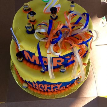 Sylvia's - The Minion Birthday cake that I ordered from Ms. Sylvia for my 2 year old niece. Pretty, fresh and tasted GREAT! - Bakeries Near Me - Jackson, Mississippi
