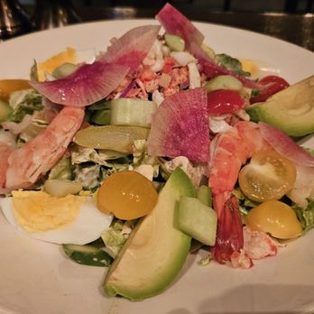 Bayside Restaurant - The Louie Salad was excellent with crab, lobster, and prawns. It was big enough to share by 2 or 3 people. - New American Near Me - Newport Beach, California