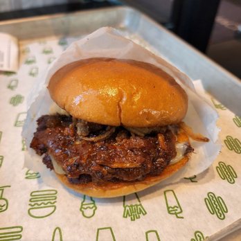 Shake Shack Plano, Legacy West - a pulled pork sandwich - Fast Food Near Me - Plano, Texas Shake Shack Plano, Legacy West - a pulled pork sandwich - Fast Food Near Me - Plano, Texas