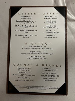 Menu photo 7 Edge Steakhouse Las Vegas, NV Menu photo 7 Edge Steakhouse Las Vegas, NV