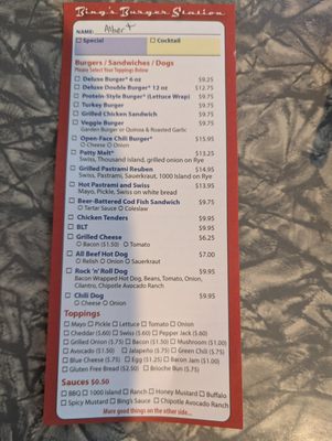 Menu photo 3 Bing's Burger Station Cottonwood, AZ Menu photo 3 Bing's Burger Station Cottonwood, AZ