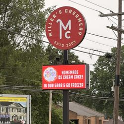 Miller's Creamery - Sign