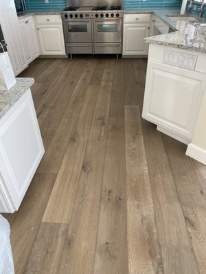 Hardwood flooring installation in Sarasota, Fl - This space started with worn, outdated floors that made the home feel dull. We installed new hardwood flooring to bring warmth, durability, and a clean modern look. The difference is immediate the entire space now feels brighter and more inviting.