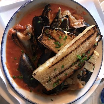 The Dining Room at Castle Hill Inn - Restaurant Week app: steamed mussels in tomato-butter sauce - American Near Me - Newport, Rhode Island The Dining Room at Castle Hill Inn - Restaurant Week app: steamed mussels in tomato-butter sauce - American Near Me - Newport, Rhode Island