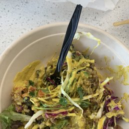 Bender Bowl. Liked the crunch of the cabbage and the creamy lemon cashew sauce.