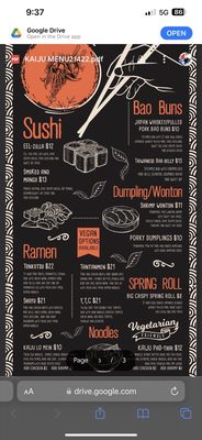 Menu photo 2 Kaiju Noodle Bar Santurce, PR Menu photo 2 Kaiju Noodle Bar Santurce, PR