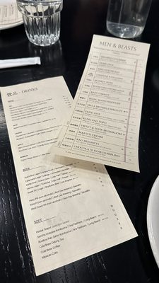 Menu photo 2 Men & Beasts Los Angeles, CA Menu photo 2 Men & Beasts Los Angeles, CA