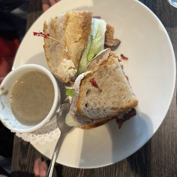 From Scratch - Chicken sandwich with mushroom soup - Pizza Near Me - Salt Lake City, Utah