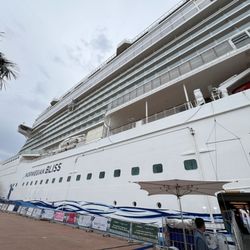 Puerto Vallarta - NCL Bliss docked in Pier 3