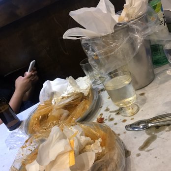 Shaking Seafood - The aftermath - Seafood Near Me - Philadelphia, Pennsylvania