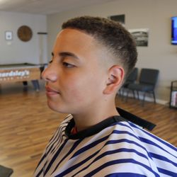 Beardsley's Barber Shop - Taper fade!