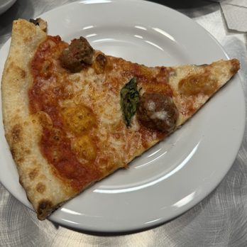 Pizza Kat - Meatball pizza slice - Pizza Near Me - Portland, Oregon