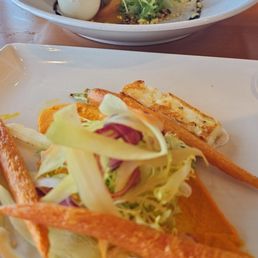 Bland carrots and pork belly Bland carrots and pork belly
