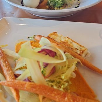 Christine's - Bland carrots and pork belly - Canadian (New) Near Me - Whistler, British Columbia Christine's - Bland carrots and pork belly - Canadian (New) Near Me - Whistler, British Columbia