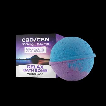 Vlasic Labs - Soak your worries away with our CBN and CBD Lavender infused bathbomb! - Vitamins & Supplements Near Me - Commerce Township, Michigan