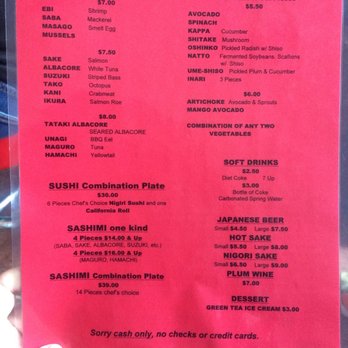 Sushi Zone - Front menu. Taken 6/10/17 - Sushi Bars Near Me - San Francisco, California Sushi Zone - Front menu. Taken 6/10/17 - Sushi Bars Near Me - San Francisco, California