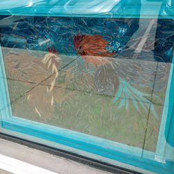 Karen's Korner Frame & Art Gallery - Chicken stained glass