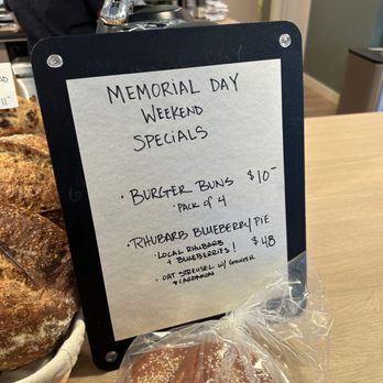 Waxwing Bakery - Memorial Day Specials - Bakeries Near Me - Windham, Maine