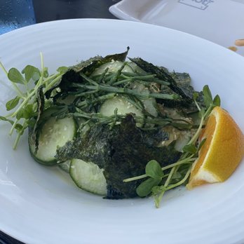 The Plot - Cucumber and crab salad - Vegan Near Me - Oceanside, California The Plot - Cucumber and crab salad - Vegan Near Me - Oceanside, California