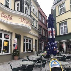 Café Victoria - Sehr leckeres Eis, aber auch die Waffeln sind nicht zu verachten.