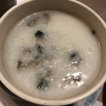 39 Prince Cafe - Congee with preserved egg and pork - Dim Sum Near Me - Flushing, New York