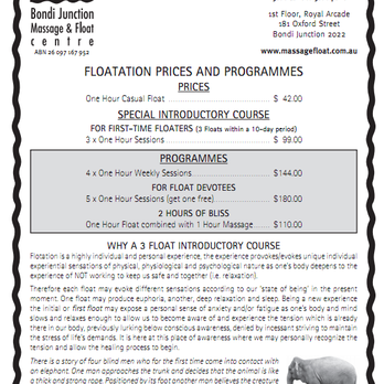 Bondi Junction Massage & Float Centre - Flotation Packages - Massage Near Me - Bondi Junction, NSW Bondi Junction Massage & Float Centre - Flotation Packages - Massage Near Me - Bondi Junction, NSW