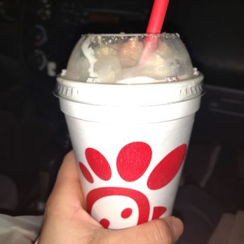 Chick-fil-A - Hand-spun strawberry milkshake - Fast Food Near Me - Overland Park, Kansas Chick-fil-A - Hand-spun strawberry milkshake - Fast Food Near Me - Overland Park, Kansas