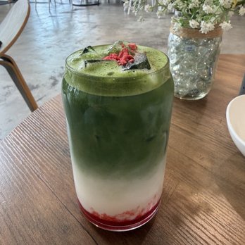 The Well Coffee - Strawberry matcha - Coffee & Tea Near Me - Flushing, New York The Well Coffee - Strawberry matcha - Coffee & Tea Near Me - Flushing, New York