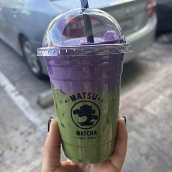 Matsu Matcha - Ube matcha latte - Coffee & Tea Near Me - Los Angeles, California Matsu Matcha - Ube matcha latte - Coffee & Tea Near Me - Los Angeles, California