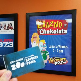 Uniradio Corporation - Won a 4 pack of tickets to the San Diego Zoo! - Radio Stations Near Me - Chula Vista, California Uniradio Corporation - Won a 4 pack of tickets to the San Diego Zoo! - Radio Stations Near Me - Chula Vista, California