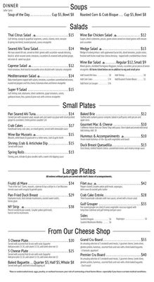 Menu photo 1 The Wine Bar - Grand Blvd Miramar Beach, FL