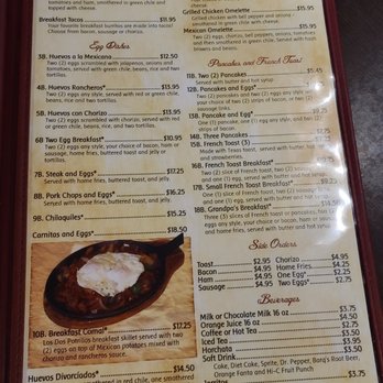 Los Dos Potrillos - Menu Page 06-30-2022 - Mexican Near Me - Parker, Colorado Los Dos Potrillos - Menu Page 06-30-2022 - Mexican Near Me - Parker, Colorado