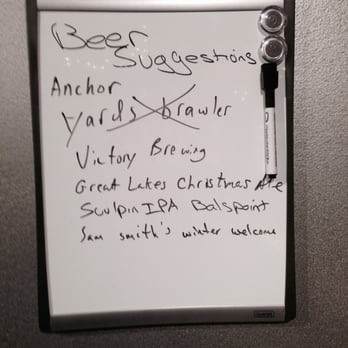 Cambridge Wines - The Beer Suggestion Board. You want it? This is how to get it. The crossed-out one is now on the shelf. - Beer, Wine & Spirits Near Me - Morristown, New Jersey
