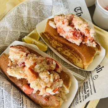 Lobster West - Lobster rolls -- butter and black pepper on top. Extra lobster (additional $6) - Seafood Near Me - Coronado, California Lobster West - Lobster rolls -- butter and black pepper on top. Extra lobster (additional $6) - Seafood Near Me - Coronado, California