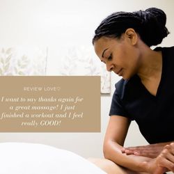 Massage By NNEKA - I love getting feedback like this. 
.
www.massagebynneka.com