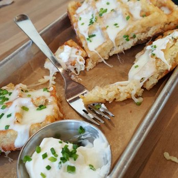 Solid Coffee Roasters - The famous toffle,  with sour cream on the side. - Coffee Roasteries Near Me - Artesia, California