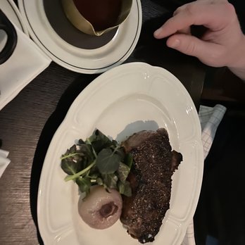 The Feathered Fox - Steak with house sauce - Steakhouses Near Me - Jersey City, New Jersey The Feathered Fox - Steak with house sauce - Steakhouses Near Me - Jersey City, New Jersey