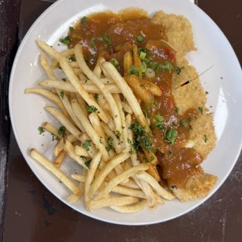 Biergarten - Zigeuner Schnitzel (chicken) - Wine Bars Near Me - Tucson, Arizona Biergarten - Zigeuner Schnitzel (chicken) - Wine Bars Near Me - Tucson, Arizona
