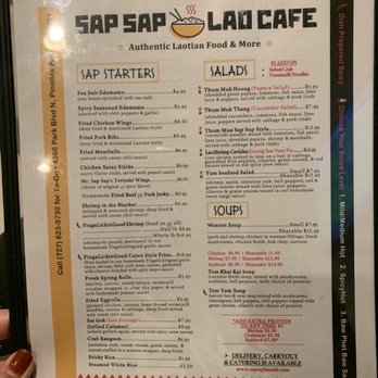 Sap Sap Lao Cafe - Menu | 12/12/2021 - Laotian Near Me - Pinellas Park, Florida Sap Sap Lao Cafe - Menu | 12/12/2021 - Laotian Near Me - Pinellas Park, Florida