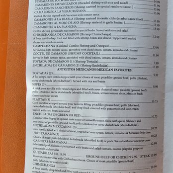 Tecalitlan Restaurant - Menu 5/22 - Mexican Near Me - Rochelle, Illinois