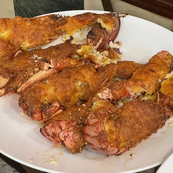Congee Village - Baked lobster with cheese - Cantonese Near Me - Flushing, New York Congee Village - Baked lobster with cheese - Cantonese Near Me - Flushing, New York