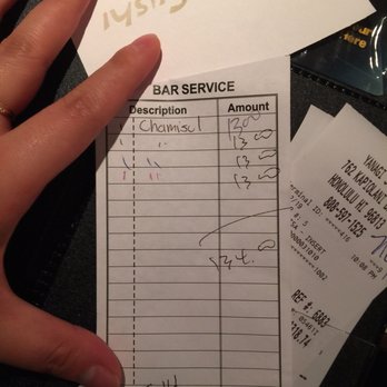 Yanagi Sushi - 4 soju.. $13/bottle. Came out $134??? I guess they thought we are drunk. So dishonest!!!!! - Japanese Near Me - Honolulu, Hawaii Yanagi Sushi - 4 soju.. $13/bottle. Came out $134??? I guess they thought we are drunk. So dishonest!!!!! - Japanese Near Me - Honolulu, Hawaii