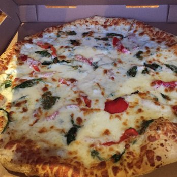 Pizzava - Spinach Alfredo- lots of delicious cheese - Pizza Near Me - Reno, Nevada
