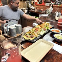 Best taco's I ever ate!! Four of us had the platter of twelve, 4 el pastor, 4 birria, 4 carne asada, 4 fish. All delicious! Best taco's I ever ate!! Four of us had the platter of twelve, 4 el pastor, 4 birria, 4 carne asada, 4 fish. All delicious!