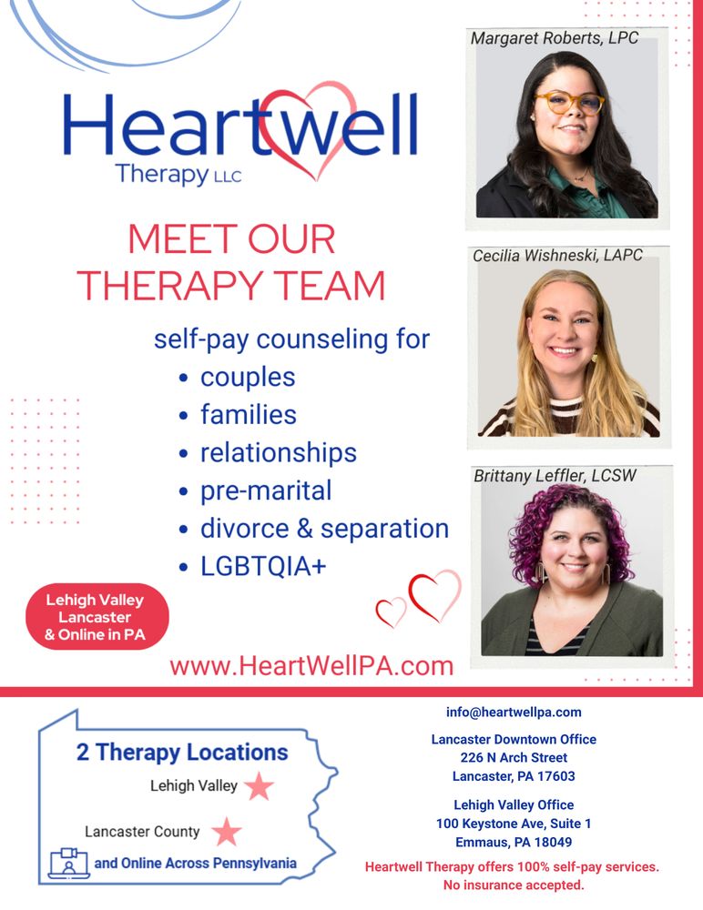 Heartwell Therapy - grief counselor in Lancaster, PA