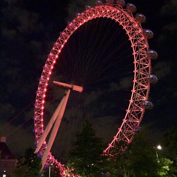 Coca Cola London Eye - The London Eye lit up - Landmarks & Historical Buildings Near Me - London, XGL