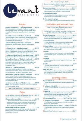 Menu photo 5 Levant Halal Mediterranean Cafe Cafe & Grill Cedar Park, TX