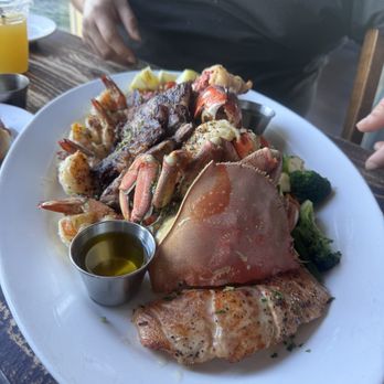 The Fish Hopper - Ribyeye platter - Seafood Near Me - Monterey, California